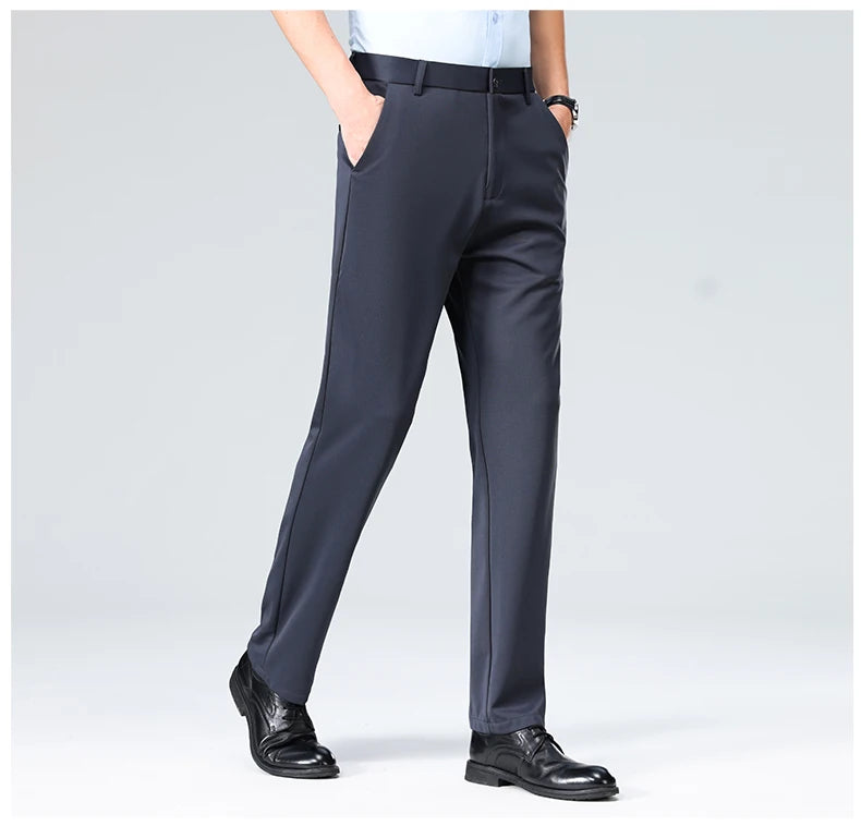 Pantalones Traje Hombre Elásticos