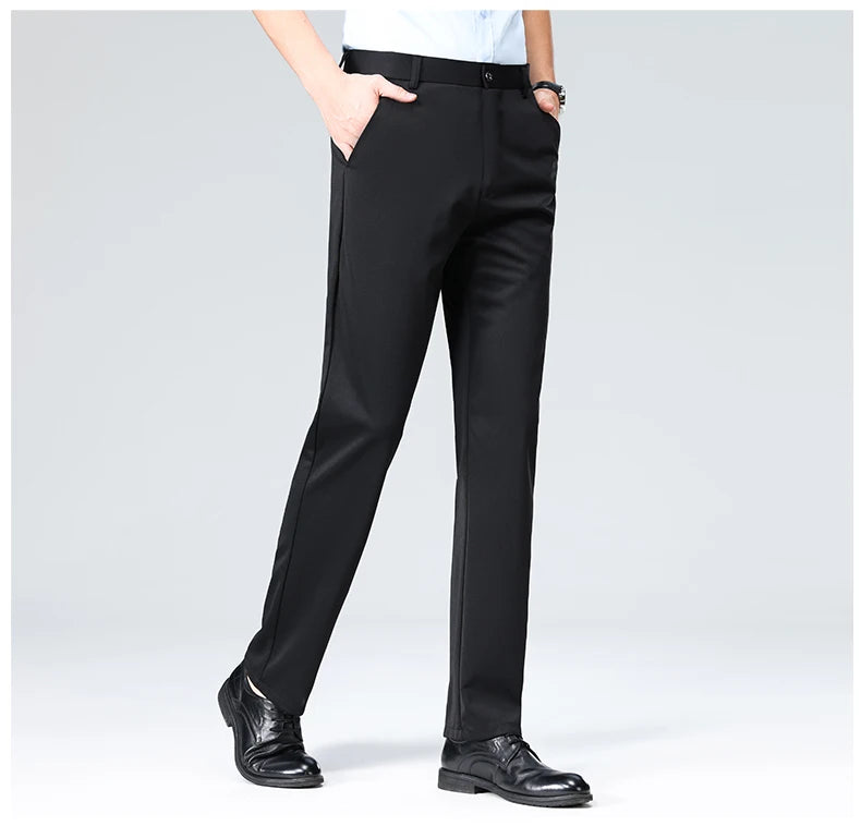 Pantalones Traje Hombre Elásticos
