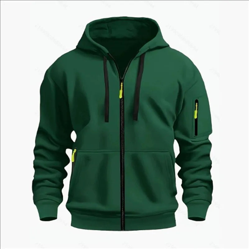 Sudadera Capucha Cremallera Hombre