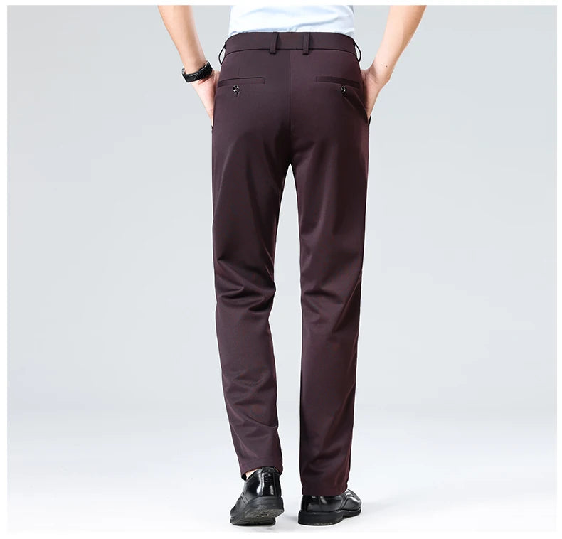 Pantalones Traje Hombre Elásticos
