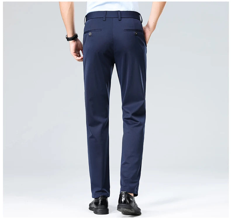 Pantalones Traje Hombre Elásticos