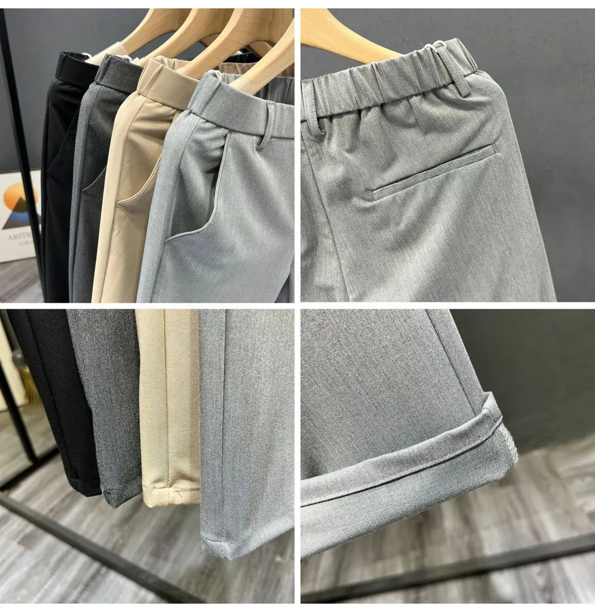 Pantalones Traje Hombre Negocios