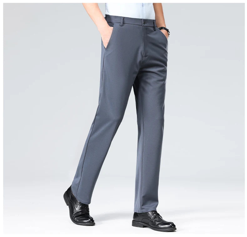 Pantalones Traje Hombre Elásticos