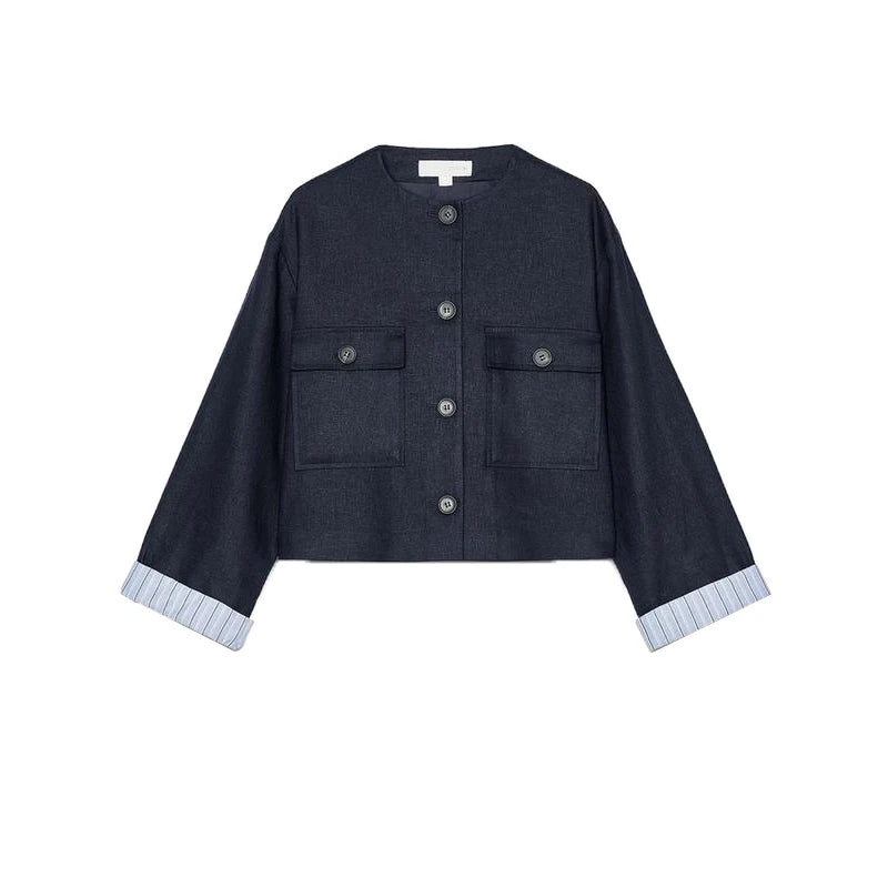 Conjunto Chaqueta Lino Pantalones Casual