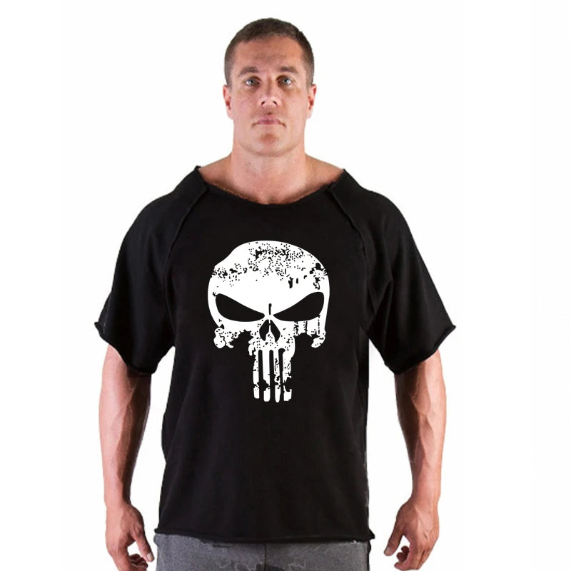 Camiseta Culturismo Hombre Holgada