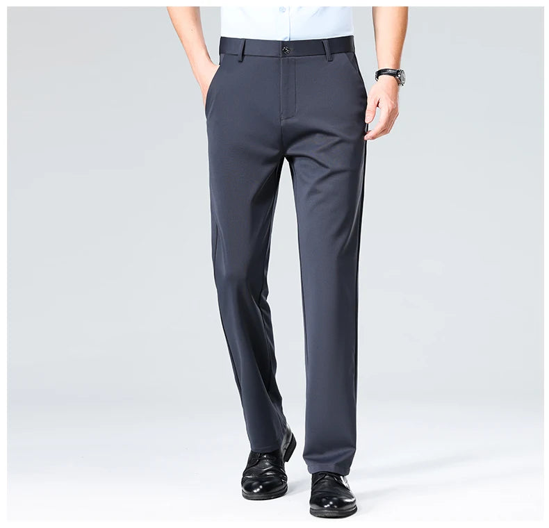 Pantalones Traje Hombre Elásticos