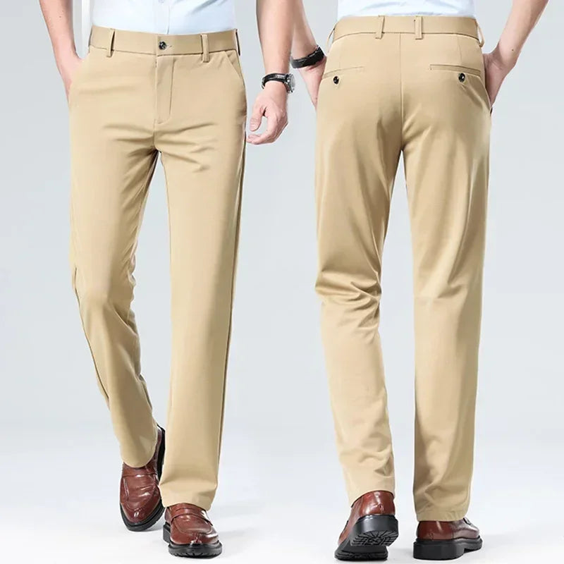 Pantalones Traje Hombre Elásticos