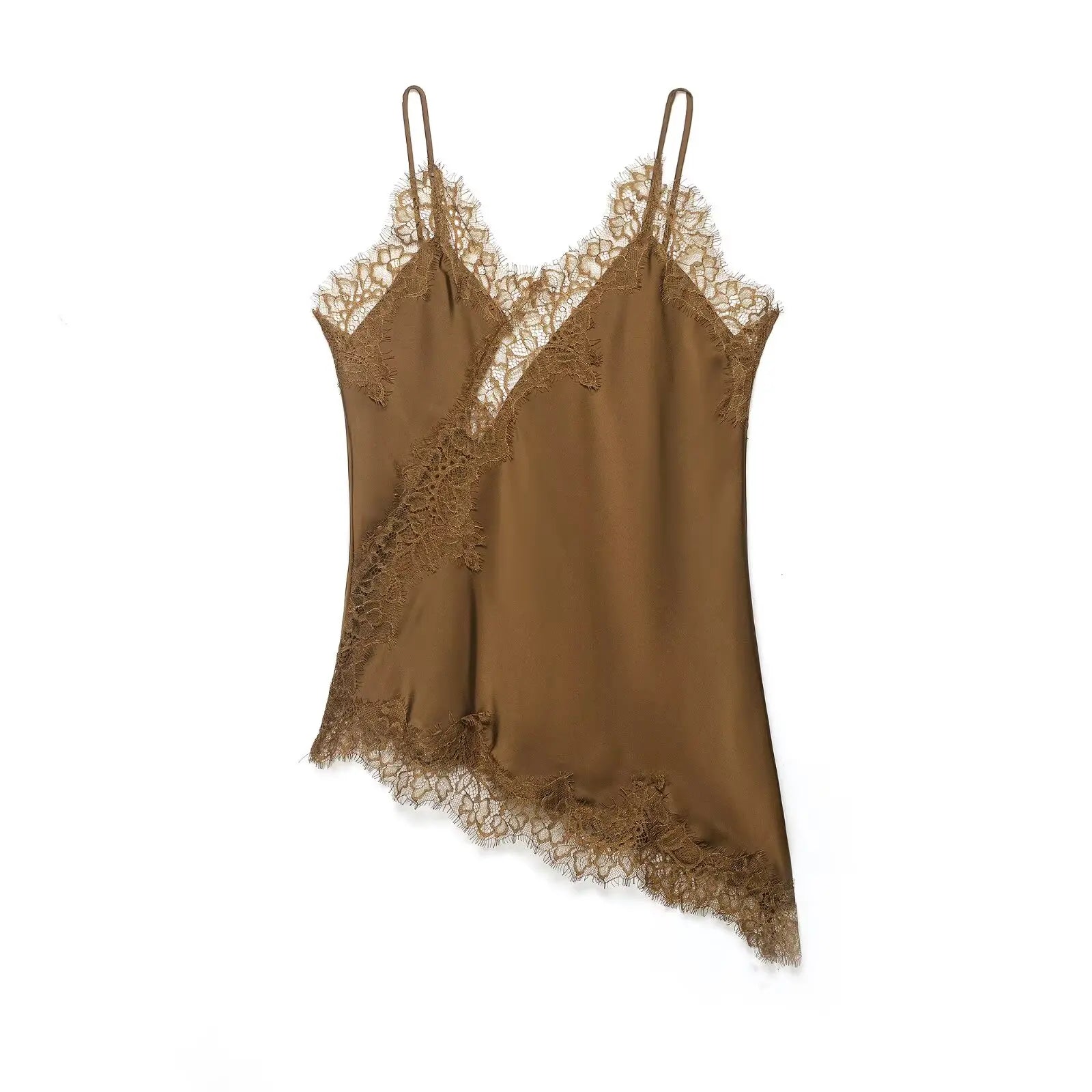 Top Corto Encaje Sexy Espalda Descubierta