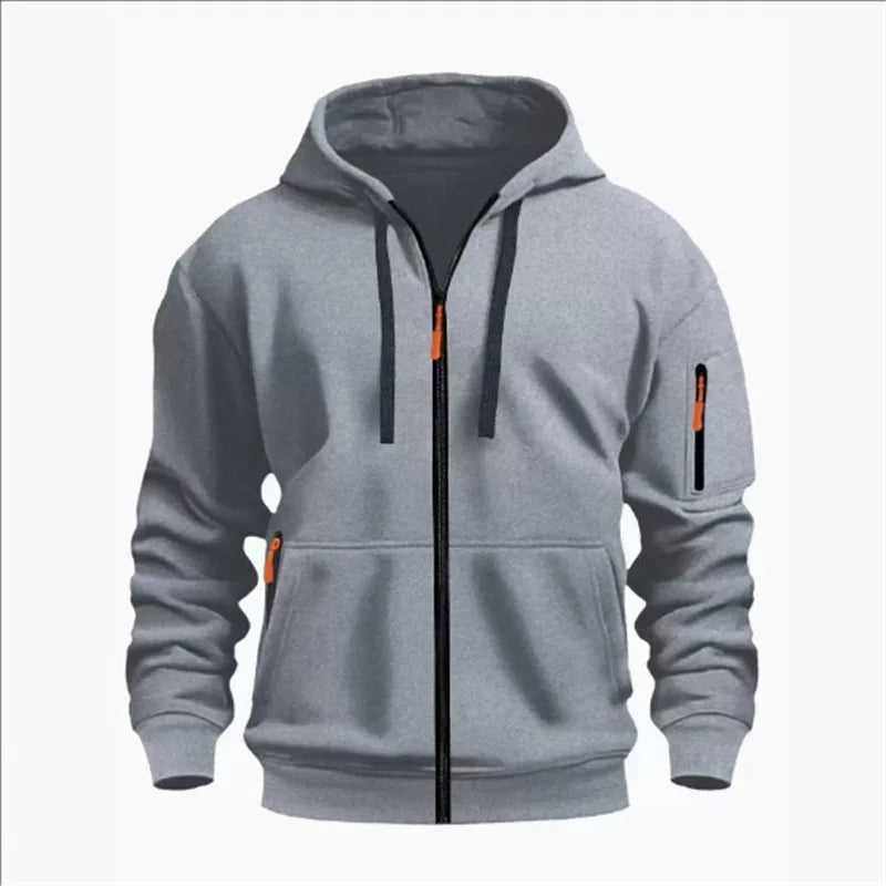 Sudadera Capucha Cremallera Hombre