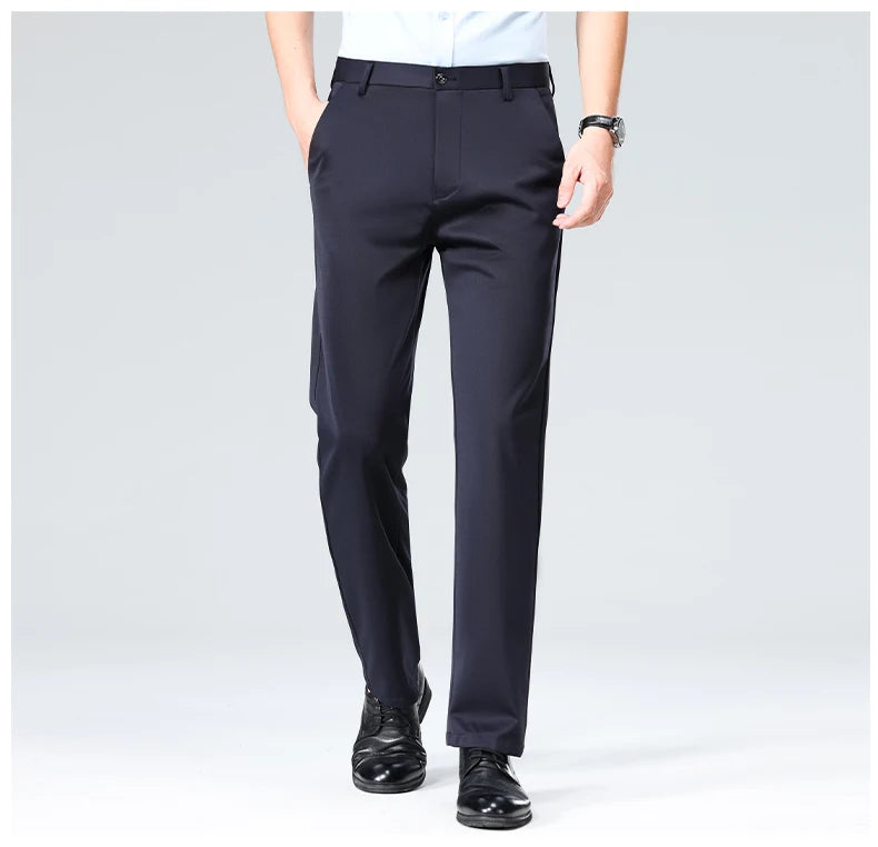 Pantalones Traje Hombre Elásticos