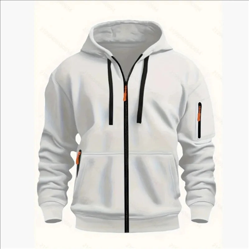 Sudadera Capucha Cremallera Hombre