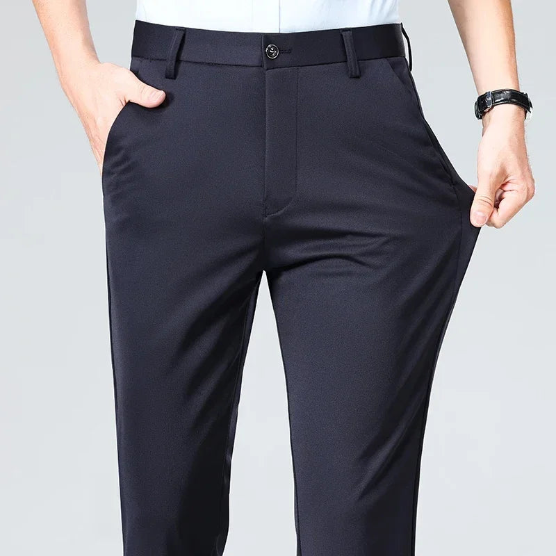 Pantalones Traje Hombre Elásticos