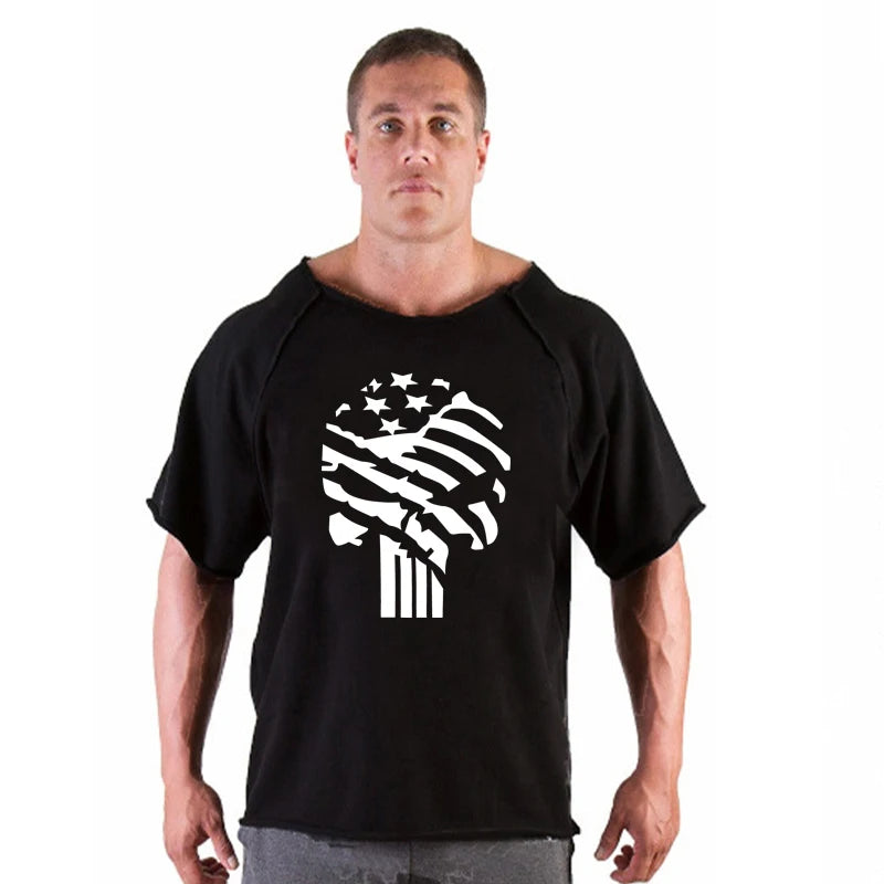 Camiseta Culturismo Hombre Holgada