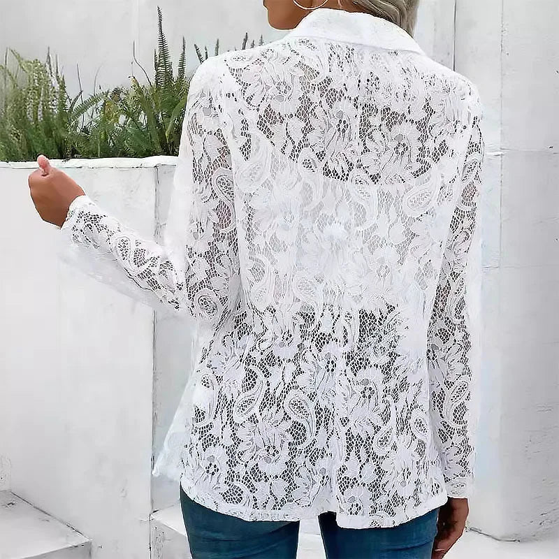 Cárdigan Encaje Mujer Primavera