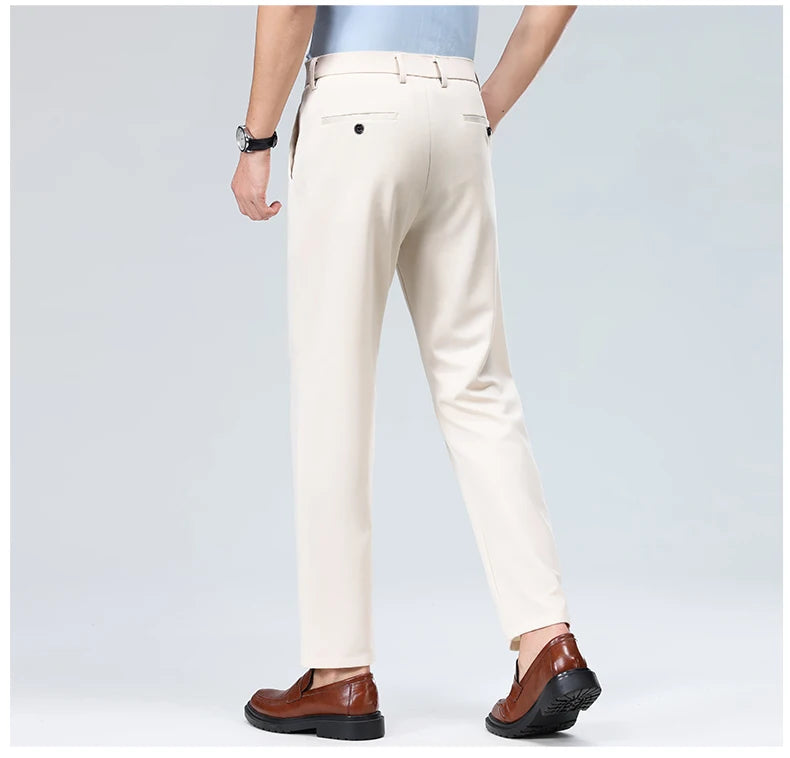 Pantalones Traje Hombre Elásticos