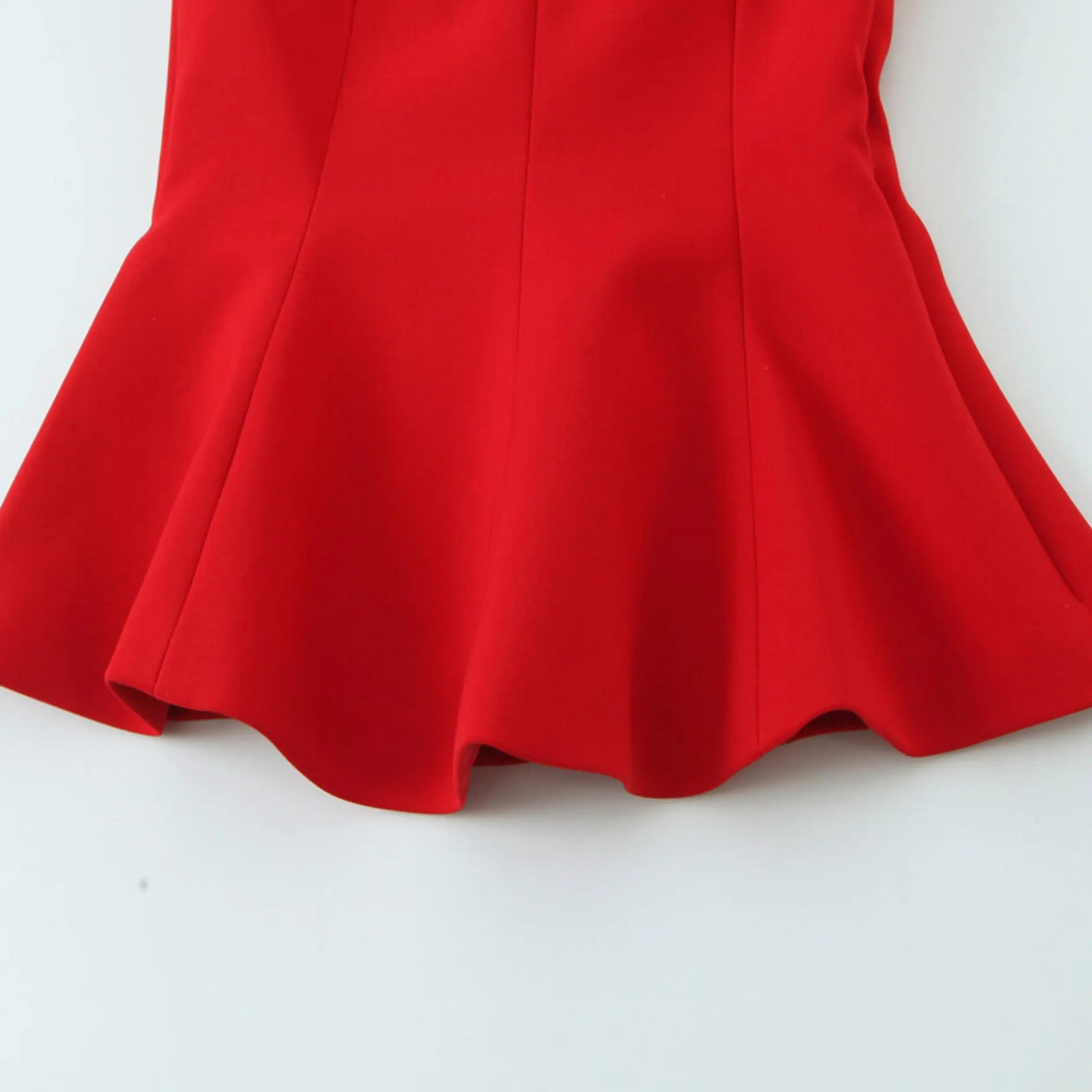 Top Corto Sin Espalda Elástico Ajustado