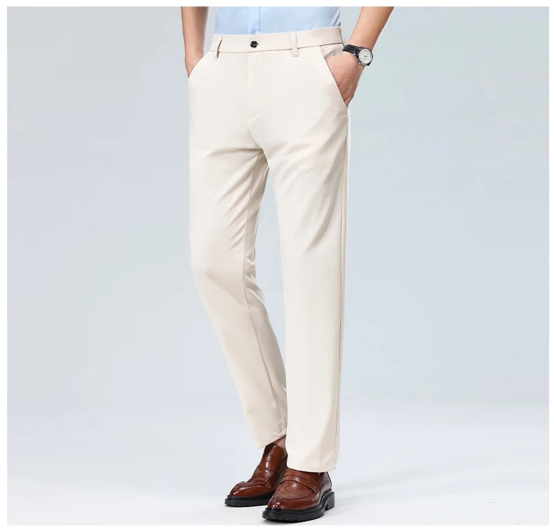 Pantalones Traje Hombre Elásticos