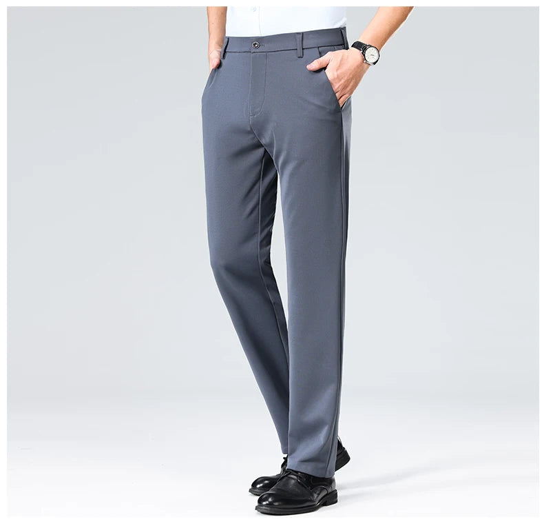 Pantalones Traje Hombre Elásticos
