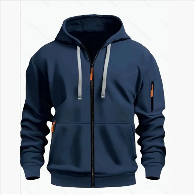 Sudadera Capucha Cremallera Hombre