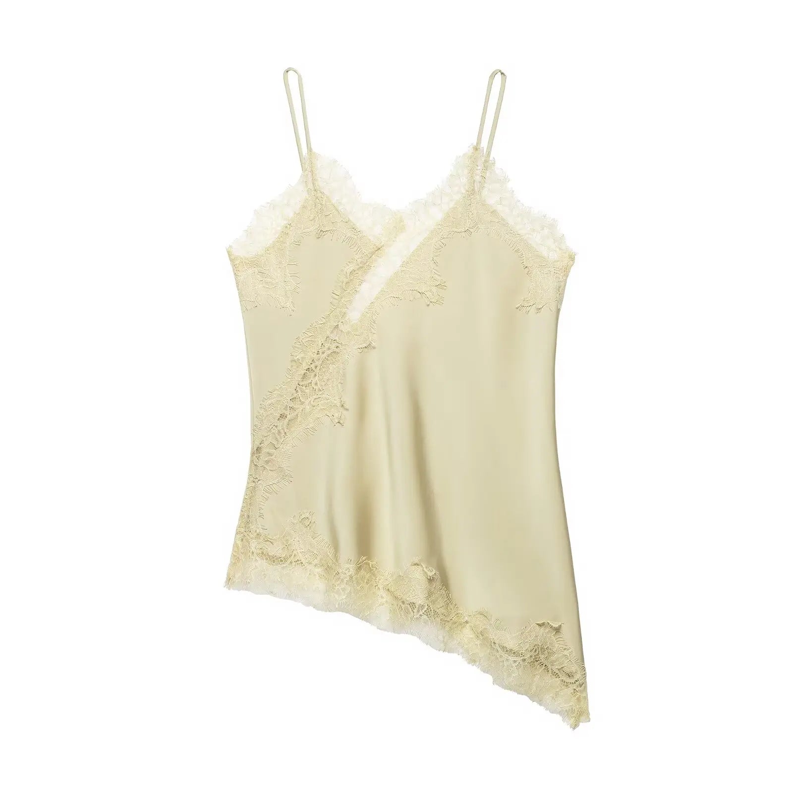 Top Corto Encaje Sexy Espalda Descubierta