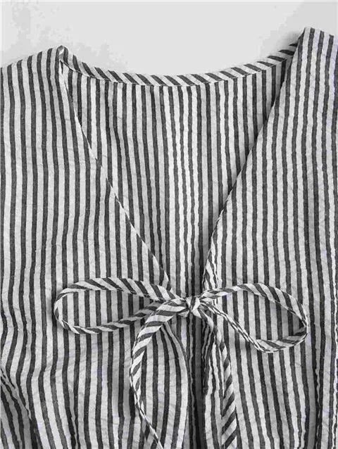 Conjunto Casual Rayas Verano Chaleco Pantalones