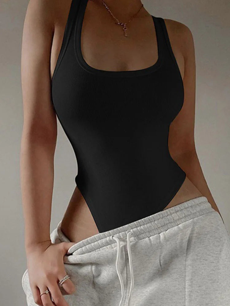 Body Punto Sin Mangas Ajustado Sexy