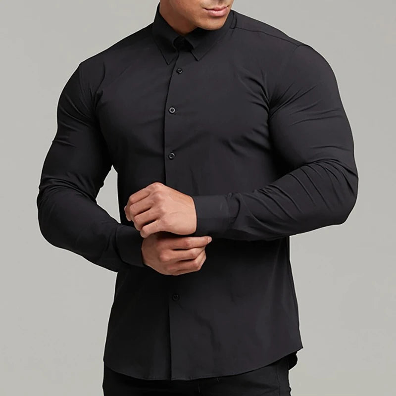 Camisa Manga Larga Hombre Negocios