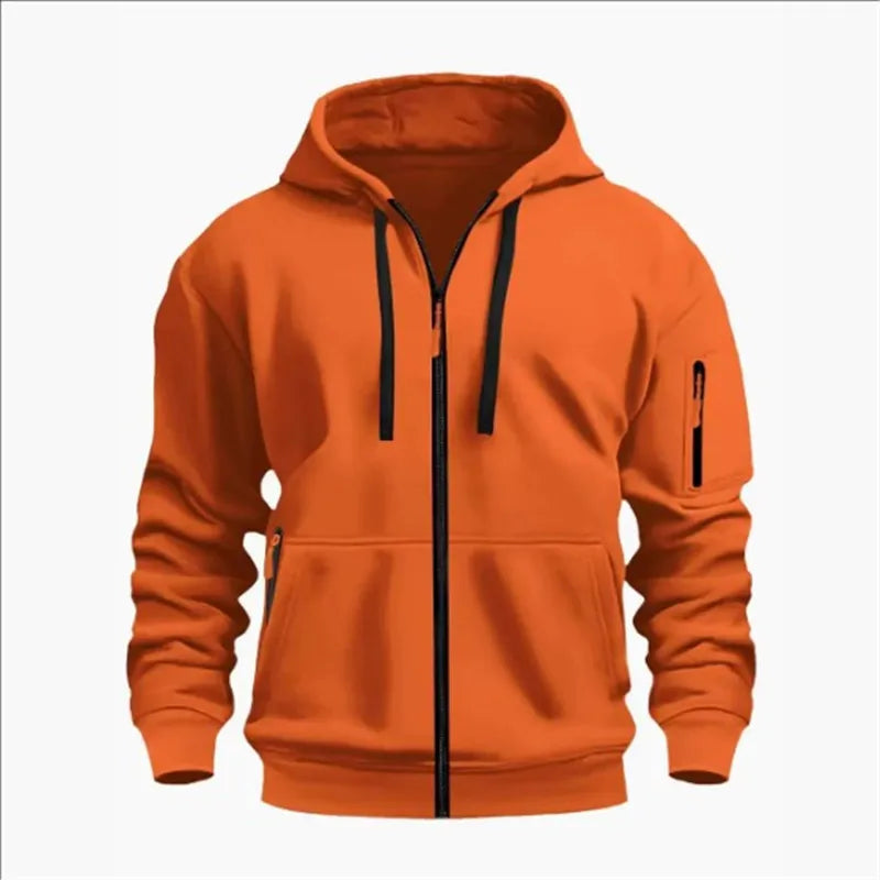 Sudadera Capucha Cremallera Hombre