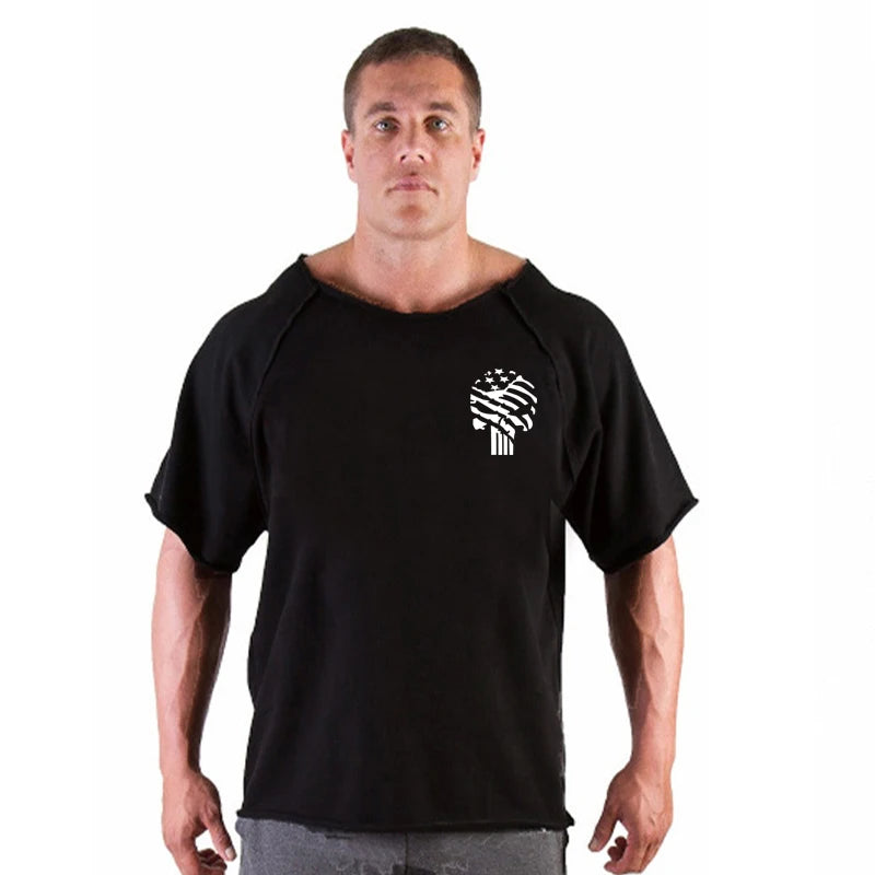 Camiseta Culturismo Hombre Holgada