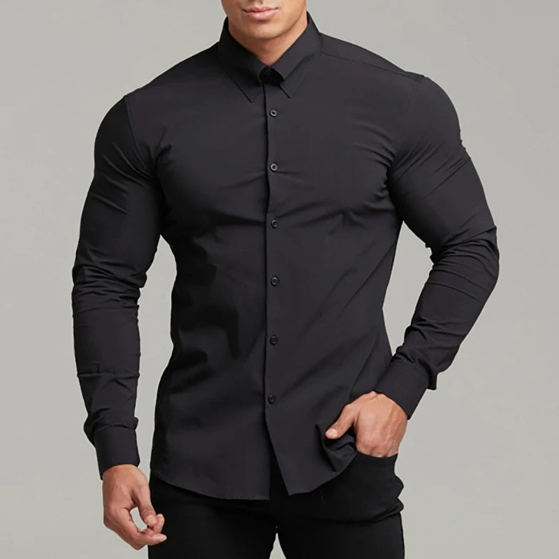 Camisa Manga Larga Hombre Negocios