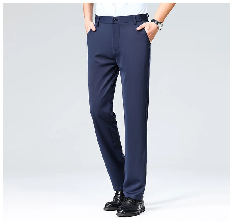 Pantalones Traje Hombre Elásticos