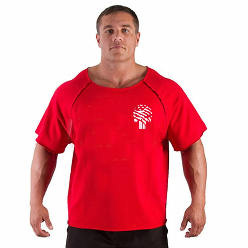 Camiseta Culturismo Hombre Holgada