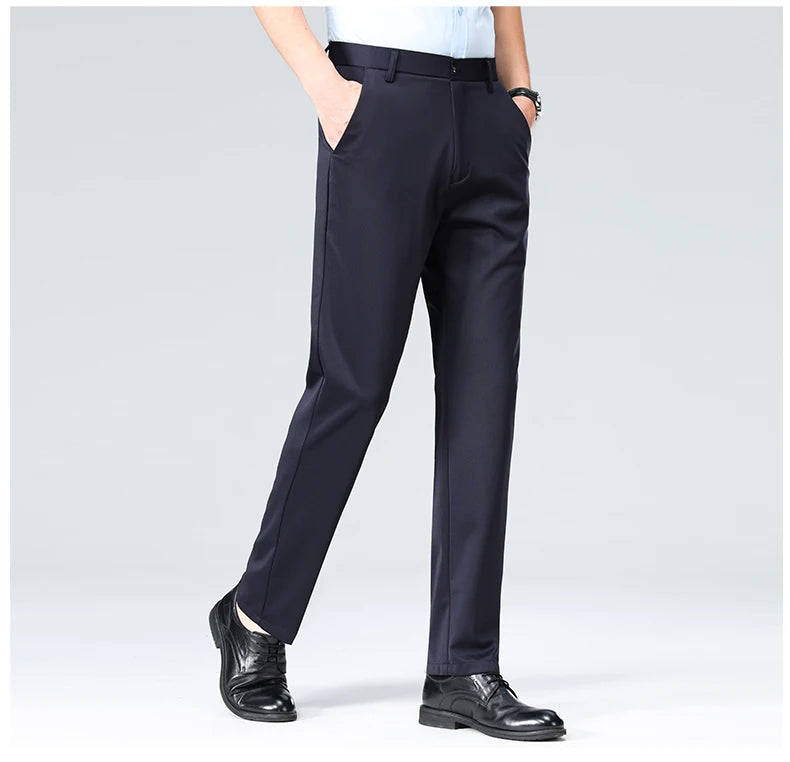 Pantalones Traje Hombre Elásticos