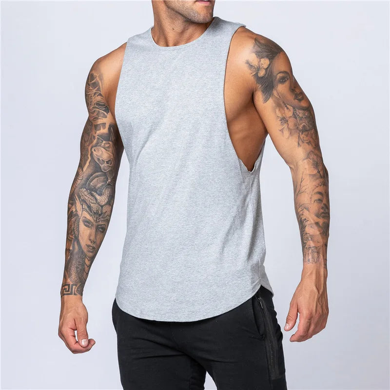 Camiseta Sin Mangas Gimnasio Hombre