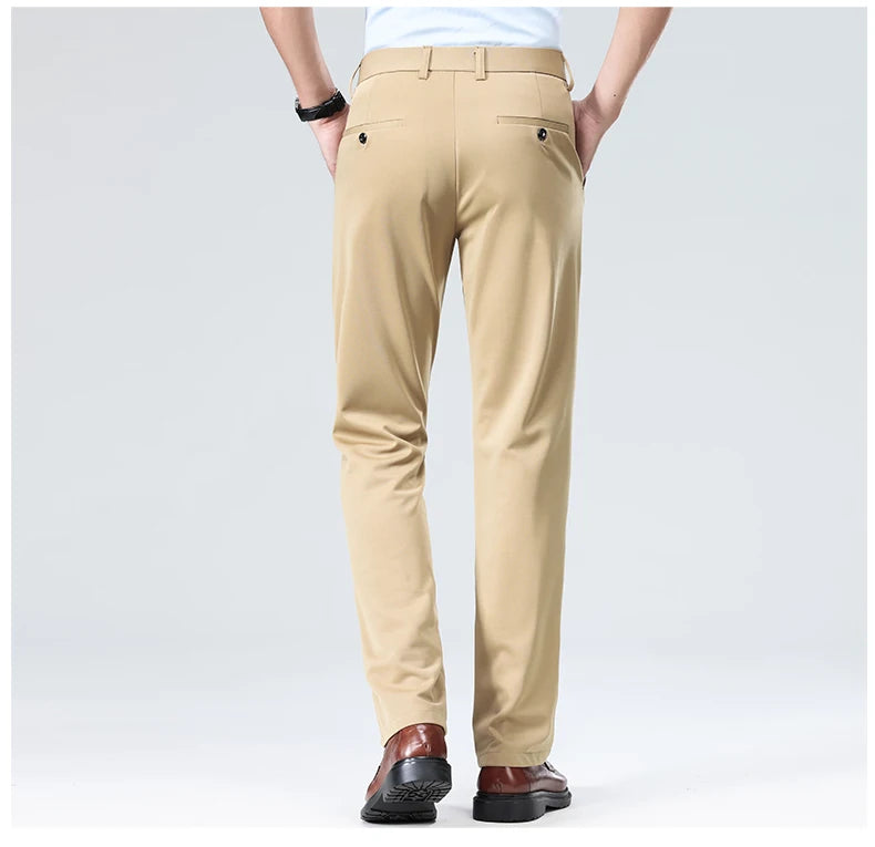 Pantalones Traje Hombre Elásticos