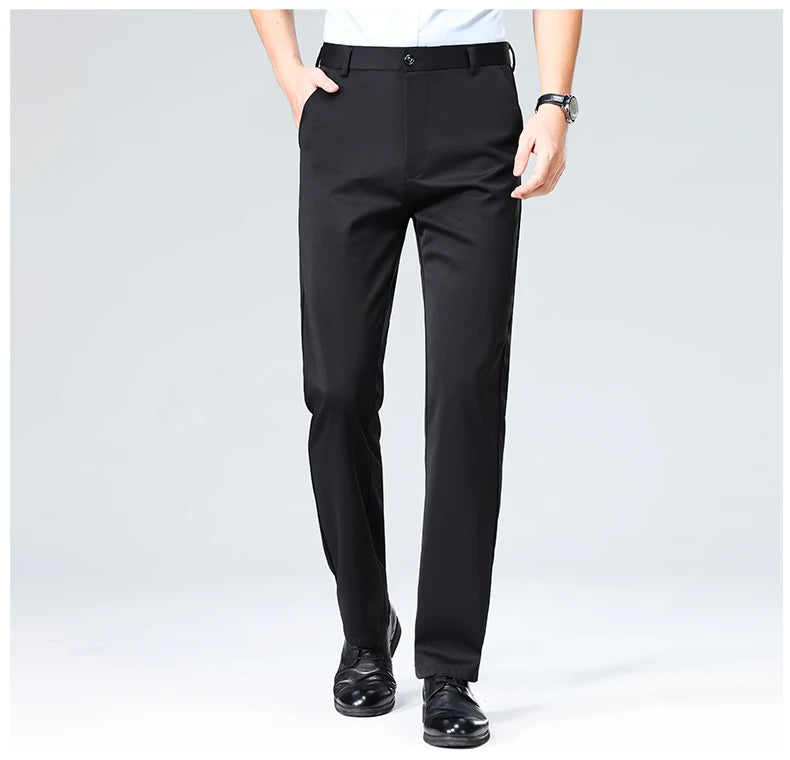 Pantalones Traje Hombre Elásticos