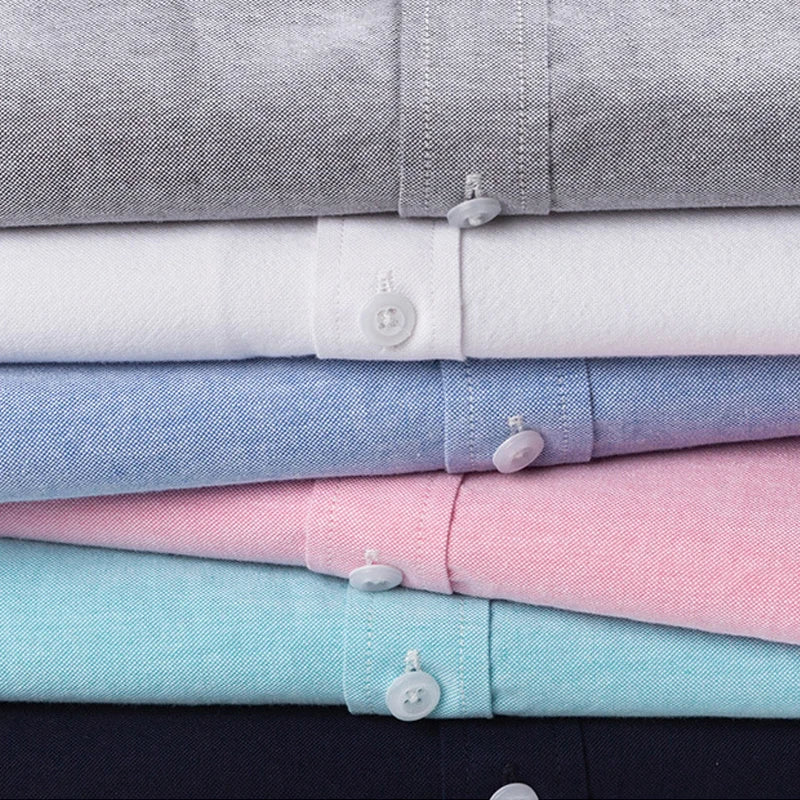 Camisa Oxford Algodón Hombre Formal