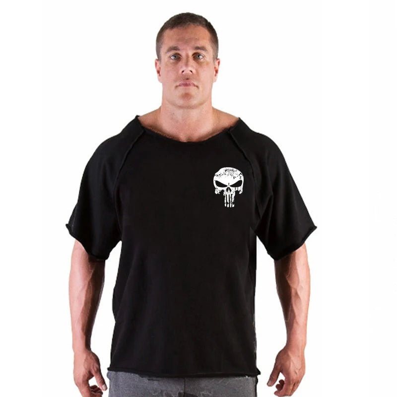 Camiseta Culturismo Hombre Holgada