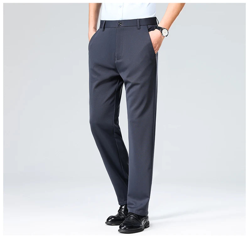 Pantalones Traje Hombre Elásticos