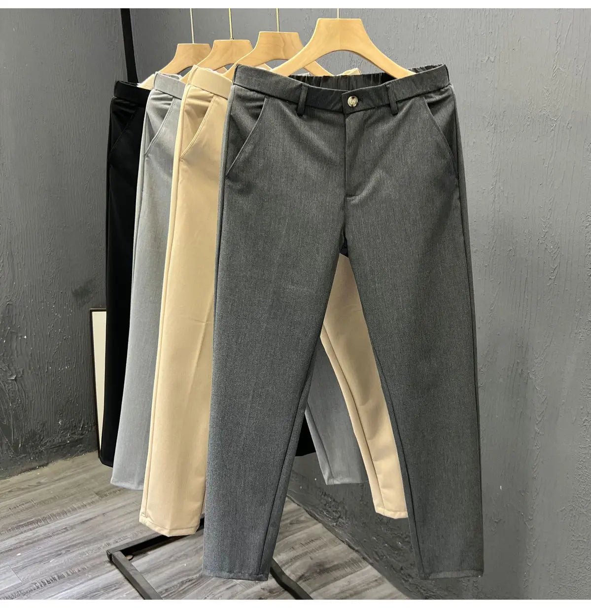 Pantalones Traje Hombre Negocios