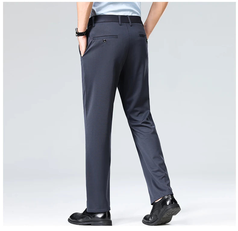 Pantalones Traje Hombre Elásticos