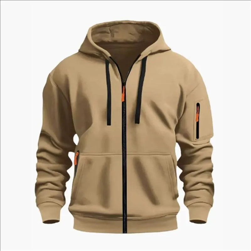 Sudadera Capucha Cremallera Hombre