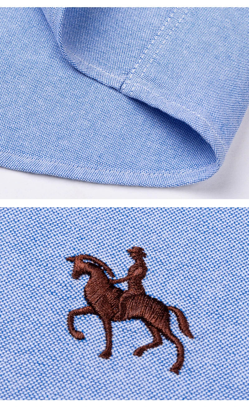 Camisa Oxford Algodón Hombre Formal