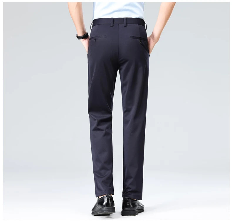 Pantalones Traje Hombre Elásticos