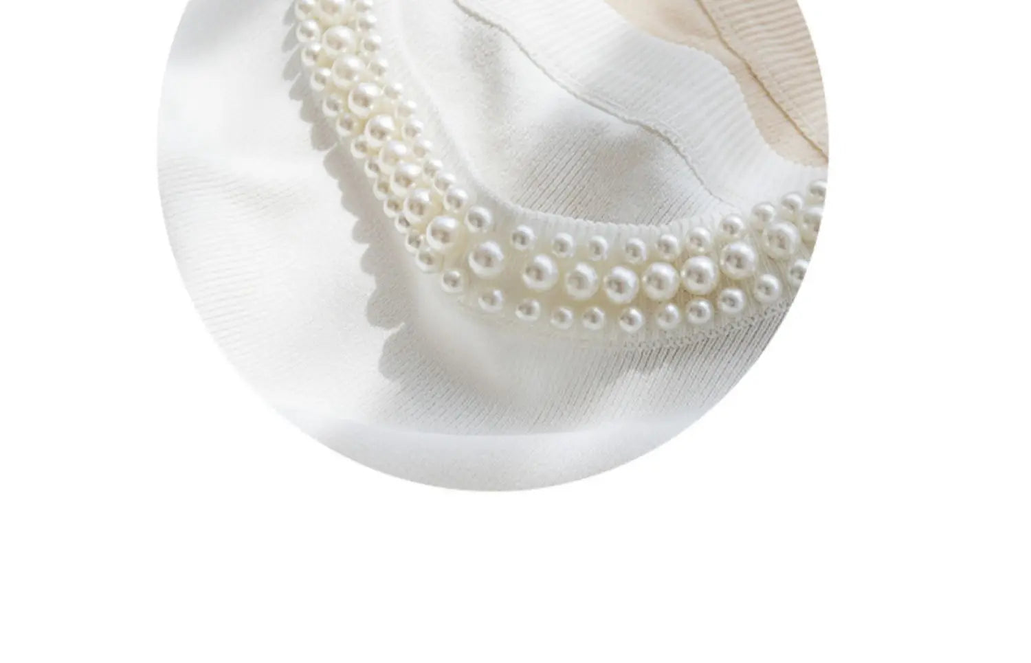 Chaleco Punto Sin Mangas Cuentas Mujer