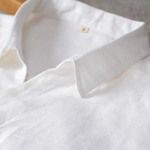 Camisa Gasa Hombre Coreana Manga Larga