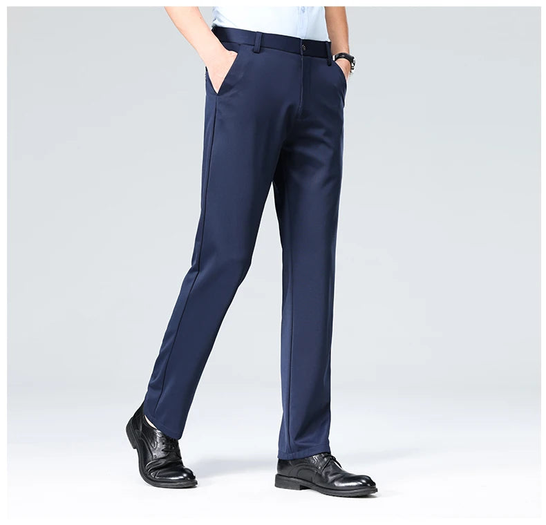 Pantalones Traje Hombre Elásticos