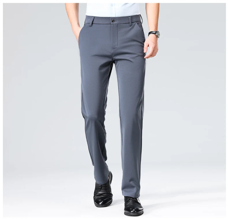 Pantalones Traje Hombre Elásticos