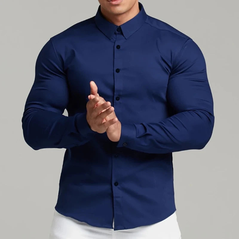 Camisa Manga Larga Hombre Negocios
