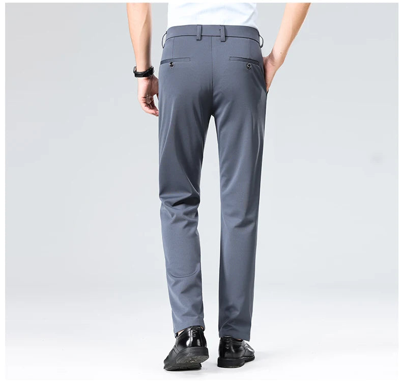 Pantalones Traje Hombre Elásticos